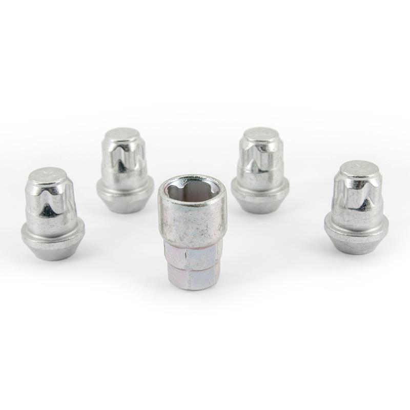 H&R Wheel lock set M14x1.50 Taper - 4 lock nuts incl. adapter