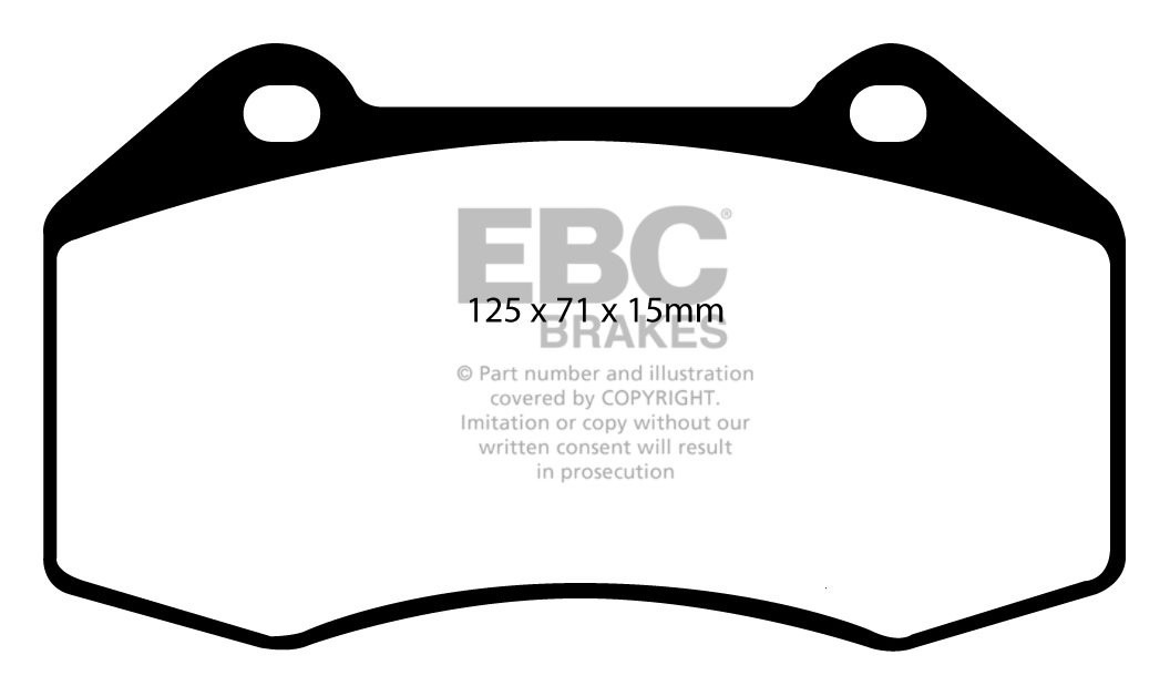 EBC Brakes RENAULT Megane 2.0 TD (175) 2007-2009 Remblokken voor