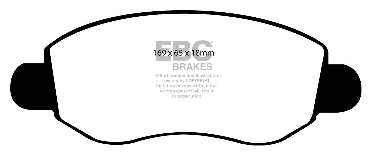 EBC Brakes FORD BEDRIJFSWAGEN Transit 425 2000-2006 Remblokken v