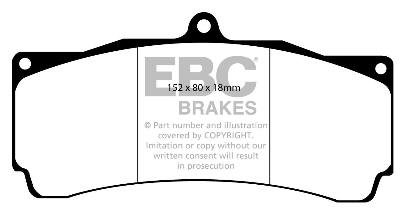 EBC Brakes FORD Sierra 2.0 Turbo Cosworth 1985-1986 Remschijf ul