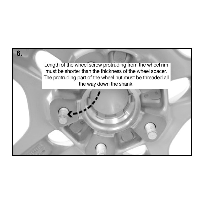 H&R DRA-System Wheelspacers 25mm 4x100 - Hub 56,2mm - Bolt size M14x1,25 -  Mini