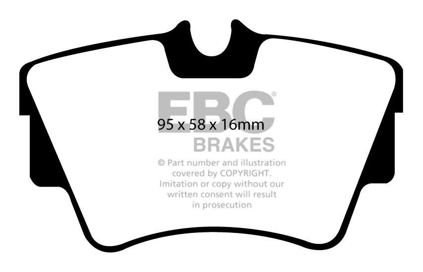 EBC Brakes OPEL Vivaro Life 1.9 TD -82 2005-.. Remblokken achter