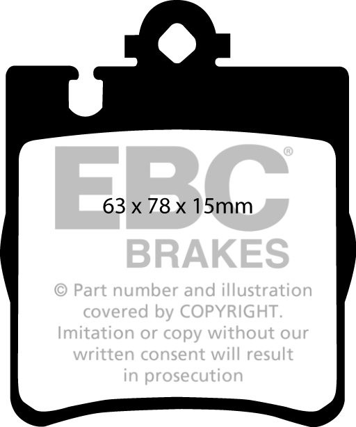 EBC Brakes MERCEDES SLK (R171) SLK350 (3.5) 2008-2011 Remblokken