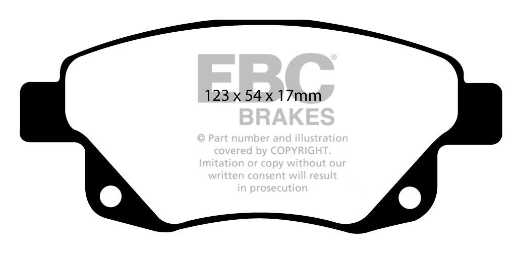 EBC Brakes FORD BEDRIJFSWAGEN Transit 350 FWD 2006-.. Remblokken