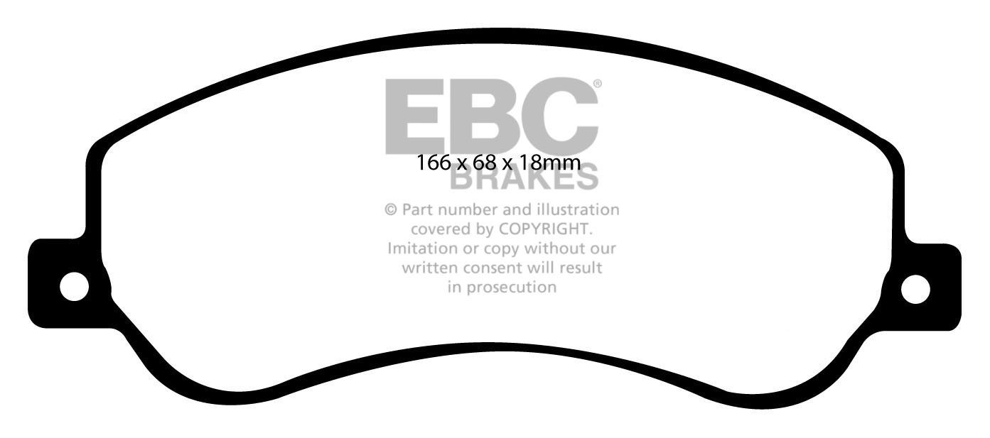 EBC Brakes FORD BEDRIJFSWAGEN Transit 350 RWD 2006-.. Remblokken