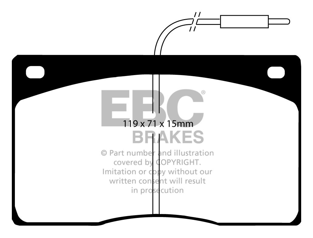 EBC Brakes RENAULT BEDRIJFSWAGEN Master 2.5 D 86-94 Remblokken v