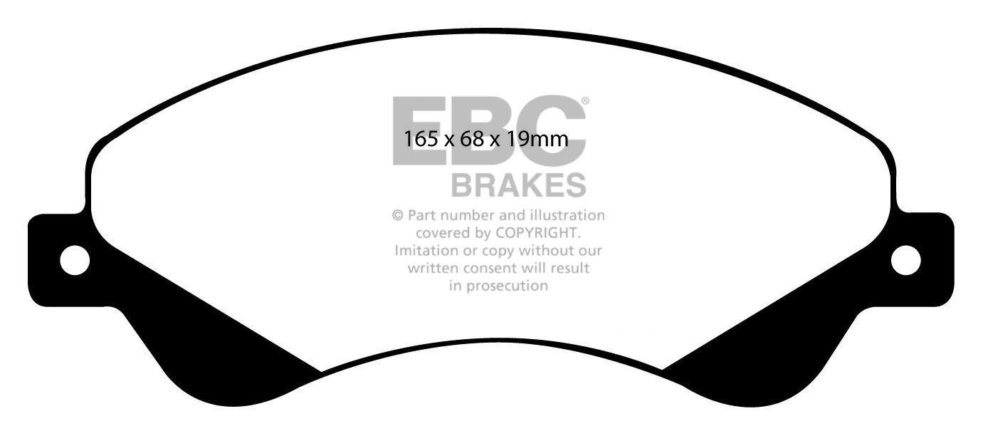 EBC Brakes FORD BEDRIJFSWAGEN Tourneo 2.2 TD FWD 2006-.. Remblok