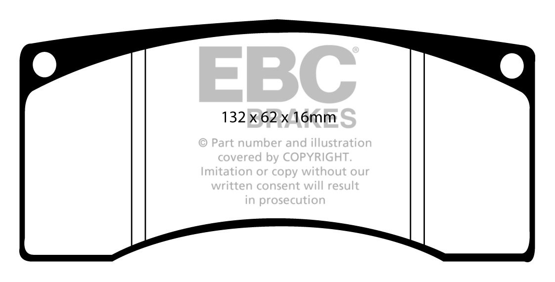 EBC Brakes OPEL Insignia 2.8 Twin Turbo (OPC) 2009-.. Remblokken