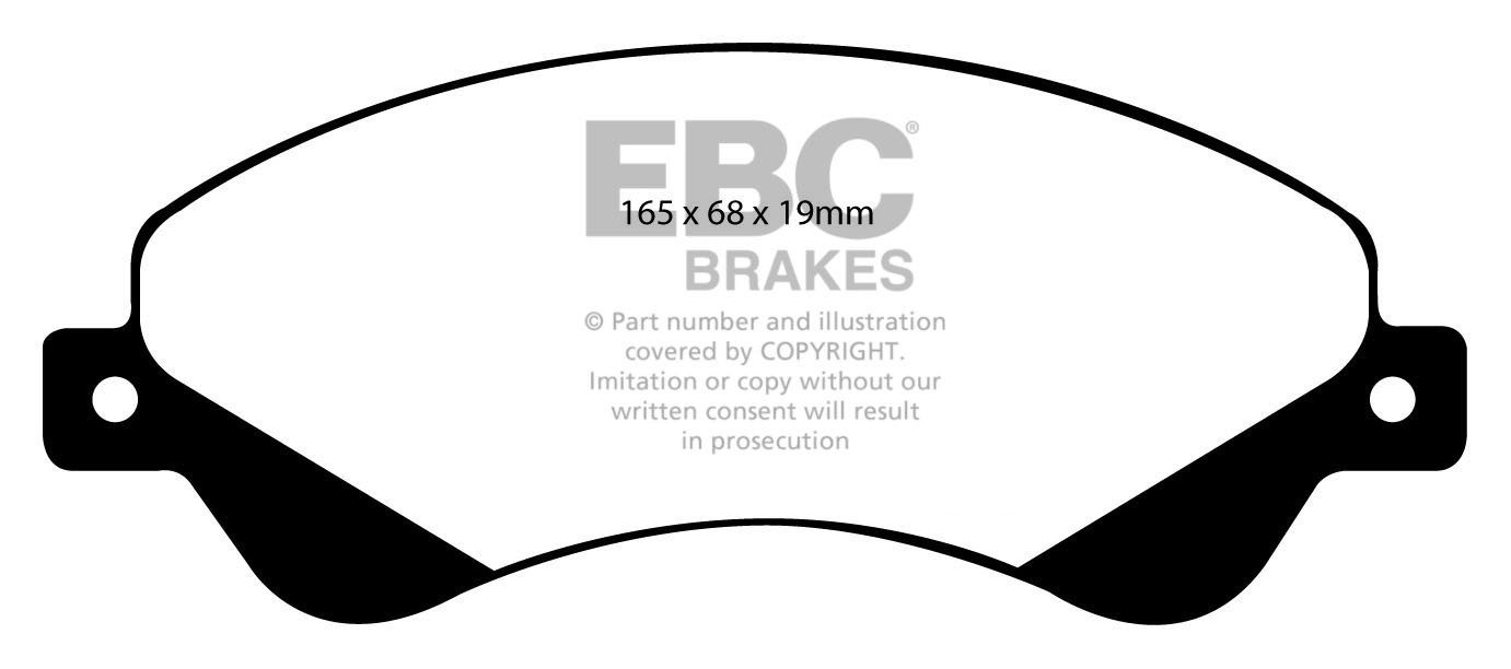 EBC Brakes FORD BEDRIJFSWAGEN Tourneo 2.2 TD FWD 2006-.. Remblok