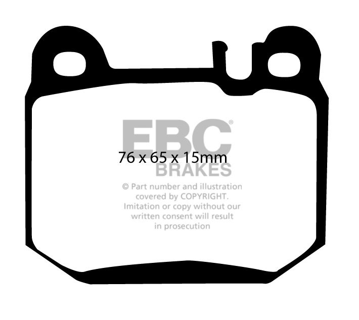 EBC Brakes MERCEDES M-Class (W163) ML55 AMG (5.4) 99-2005 Remblo