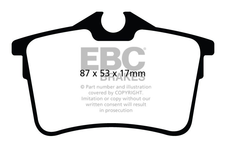 EBC Brakes PEUGEOT 308 SW 1.6 Turbo SE (175) 2008-.. Remblokken