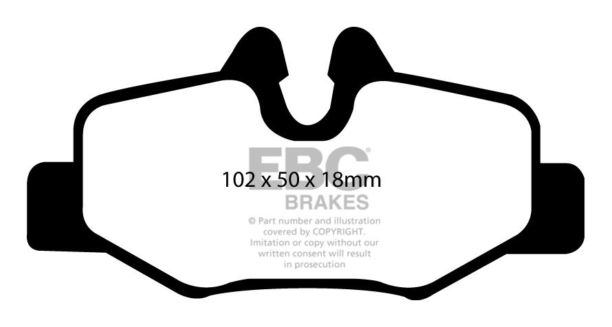 EBC Brakes MERCEDES BEDRIJFSWAGEN Vito 3.2 2006-.. Remblokken ac