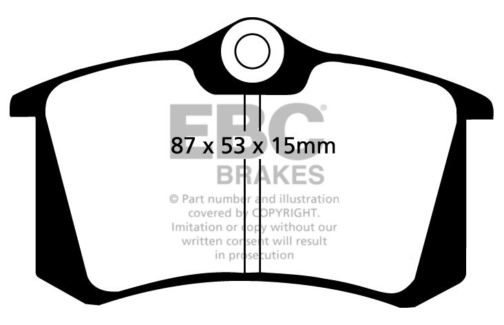 EBC Brakes RENAULT Grand Scenic 2.0 (135) 2004-2005 Remblokken a