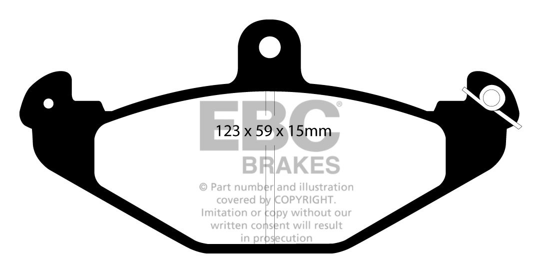 EBC Brakes RENAULT Safrane 3.0 Twin Turbo Quadra 94-96 Remblokke