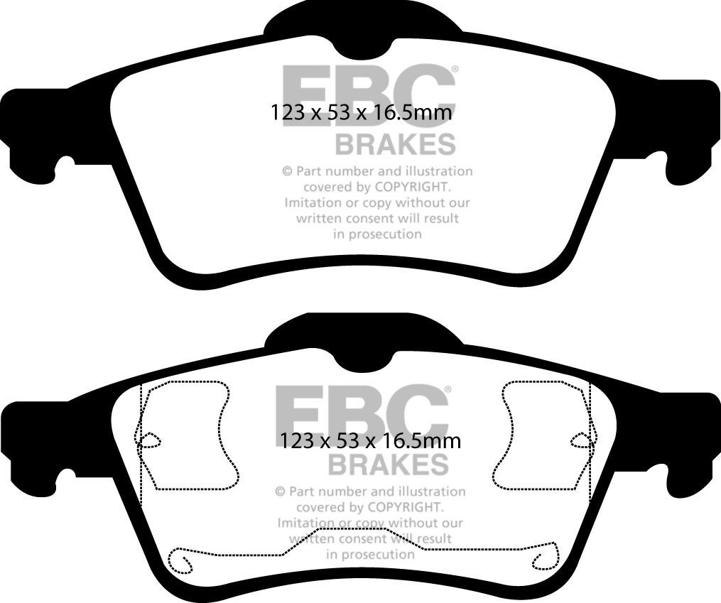 EBC Brakes RENAULT Vel Satis (Europe) 2.0 Turbo 2002-2004 Remblo