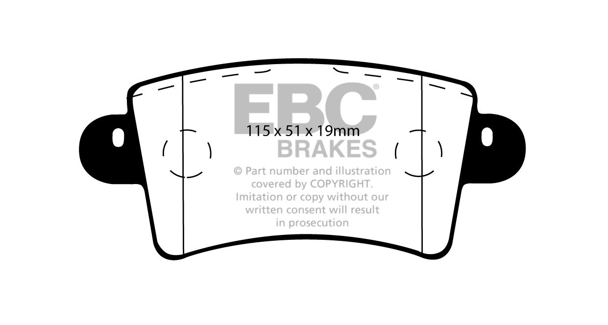 EBC Brakes RENAULT BEDRIJFSWAGEN Master 3.0 TD 2004-2010 Remblok