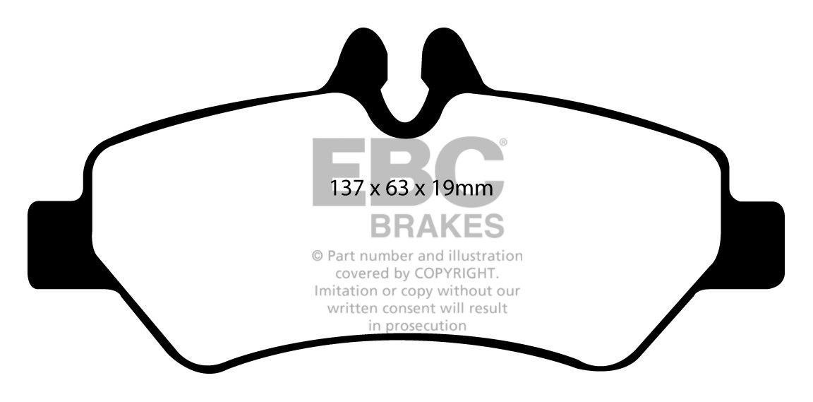 EBC Brakes MERCEDES BEDRIJFSWAGEN Sprinter 215D 2.1 TD 2006-.. R