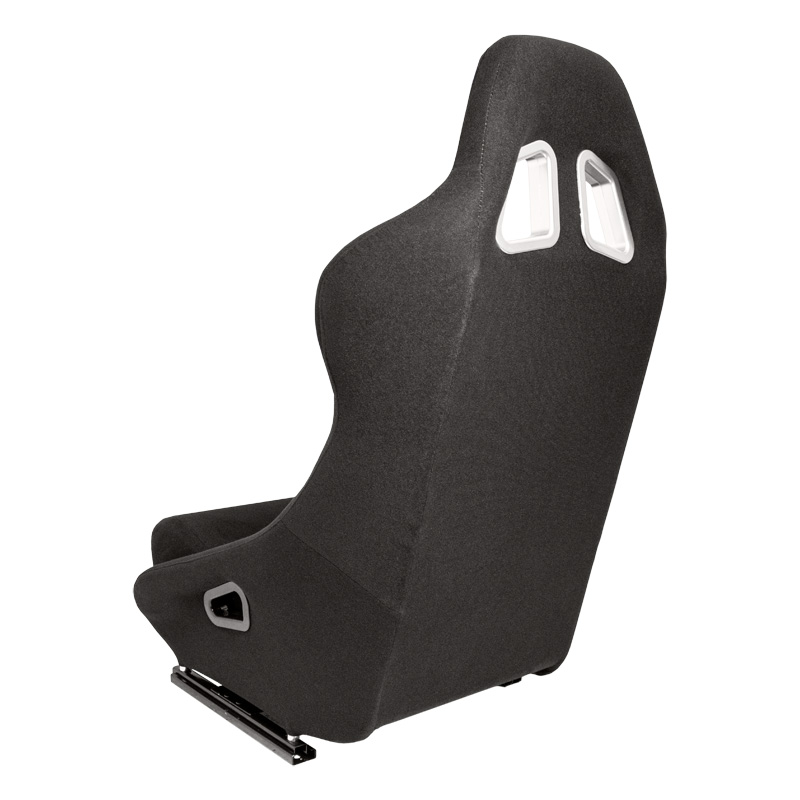 Sport seat 'BH' - Black - Non-reclinable back-rest - incl. slides