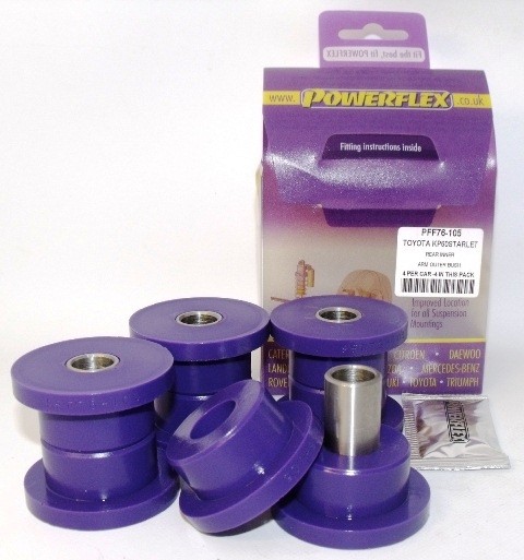 Toyota Starlet KP60 RWD Rear Inner Bar Link Bush - PowerFlex PFR