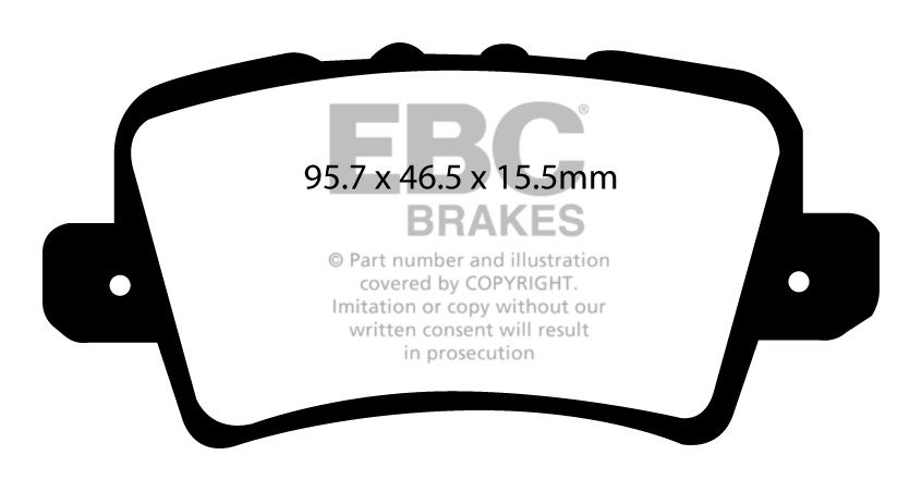 EBC Brakes HONDA Civic 1.8 Type-S (FK)(FN) 2006-.. Remblokken ac