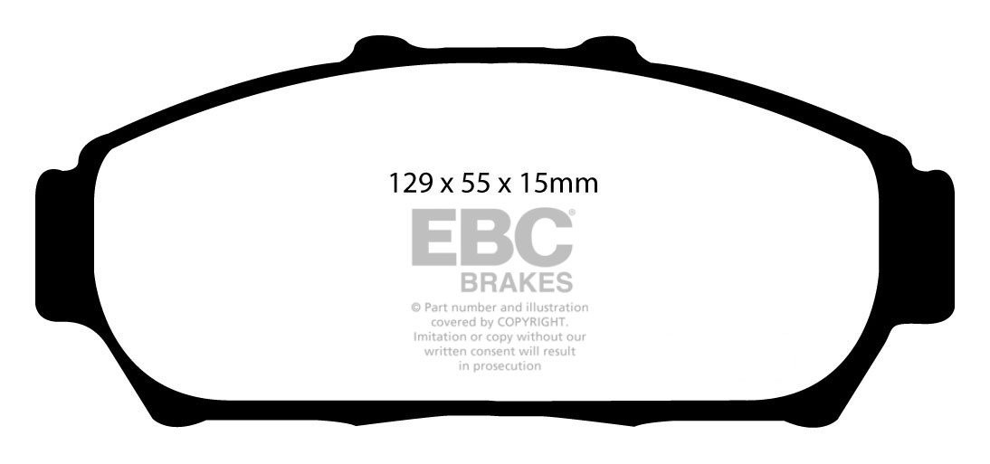 EBC Brakes HONDA Integra (Not UK) 1.8 R (DC8) 95-98 Remblokken v