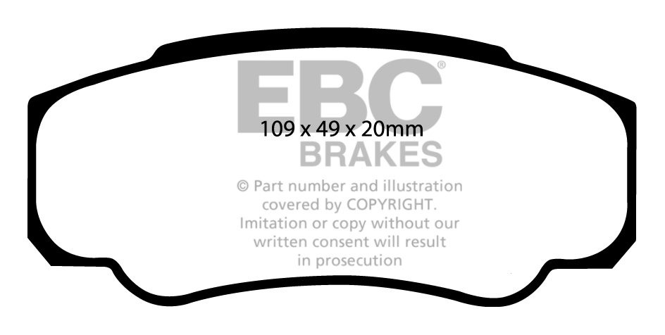 EBC Brakes PEUGEOT BEDRIJFSWAGEN Boxer 2.2 TD 2001-2006 Remblokk
