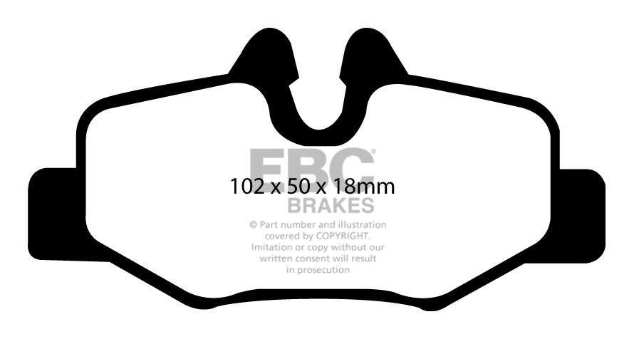 EBC Brakes MERCEDES BEDRIJFSWAGEN Vito 3.2 2006-.. Remblokken ac