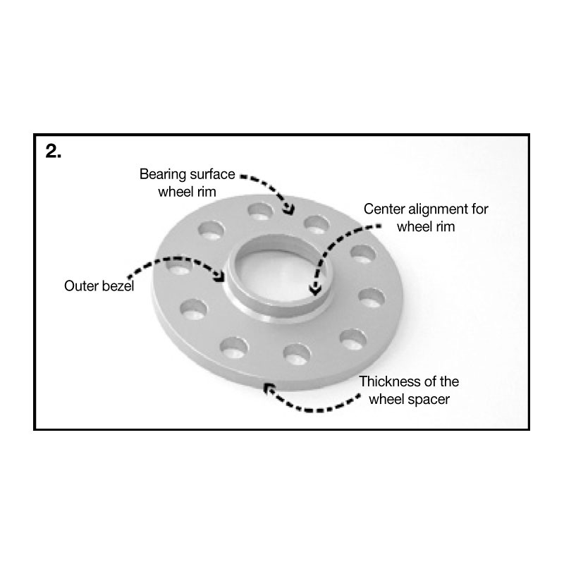 H&R DR-System Wheelspacers 10mm 5x110 - Hub 65,0mm - Bolt size M14x1,5 -  Opel