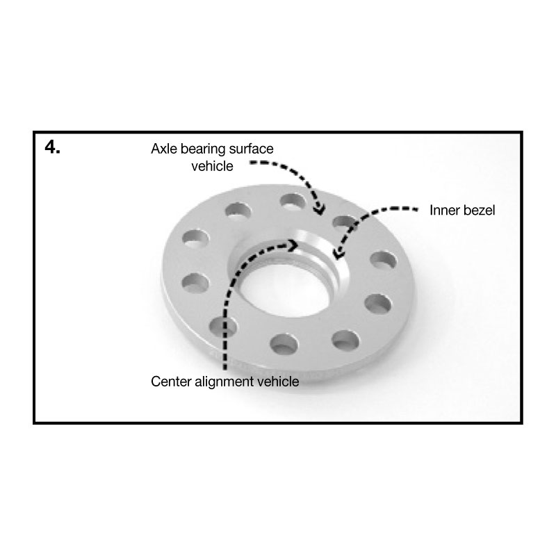 H&R Wheel Spacers 5mm 5x112 - Hub 63,3mm - Bolt size M12x1,5 -  Ford Scorpio