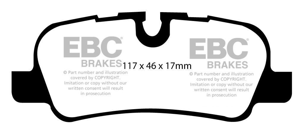 EBC Brakes LAND ROVER Range Rover 4.4 (from Vin 6A0000001) 2005-