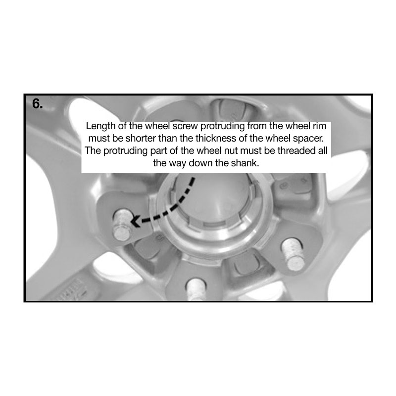 H&R Wheel Spacers 20mm 5x98 - Hub 58,0mm - Bolt size M12x1,25 -  Alfa Romeo