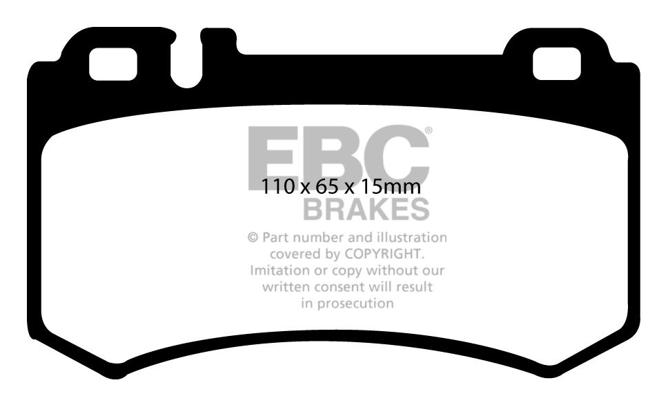 EBC Brakes MERCEDES SLK (R171) SLK55 AMG Black (5.4) 2006-2008 R