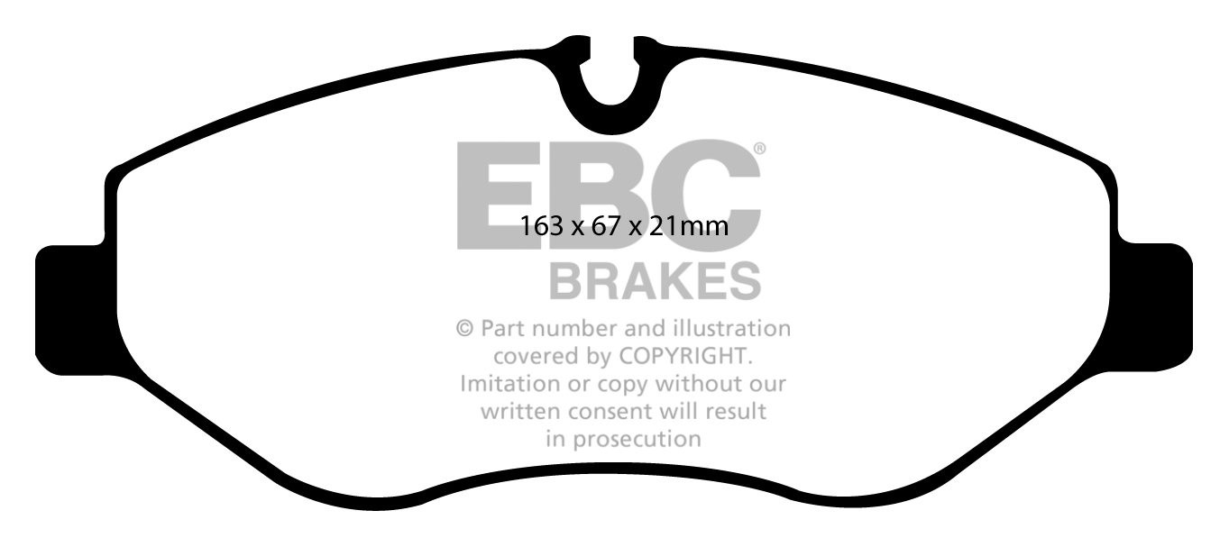 EBC Brakes MERCEDES BEDRIJFSWAGEN Sprinter 218D 3.0 TD 2006-.. R