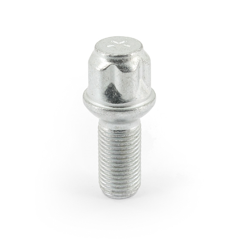 H&R Wheel lock set R13 M14x1.50x27mm Round-Head - 4 wheel lock bolts incl. adapter