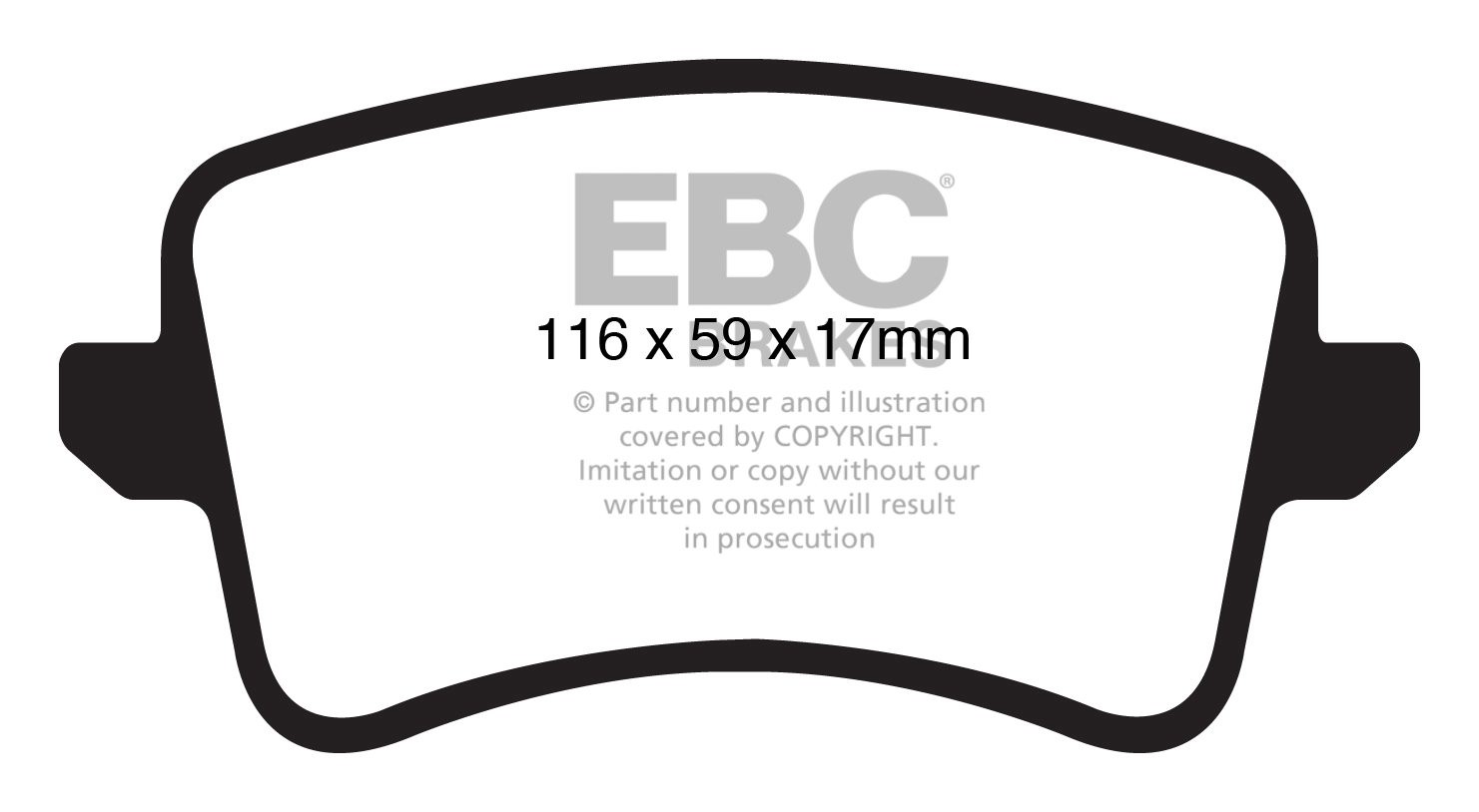 EBC Brakes AUDI A5  Cabriolet 1.8 Turbo 2009-.. Remblokken achte