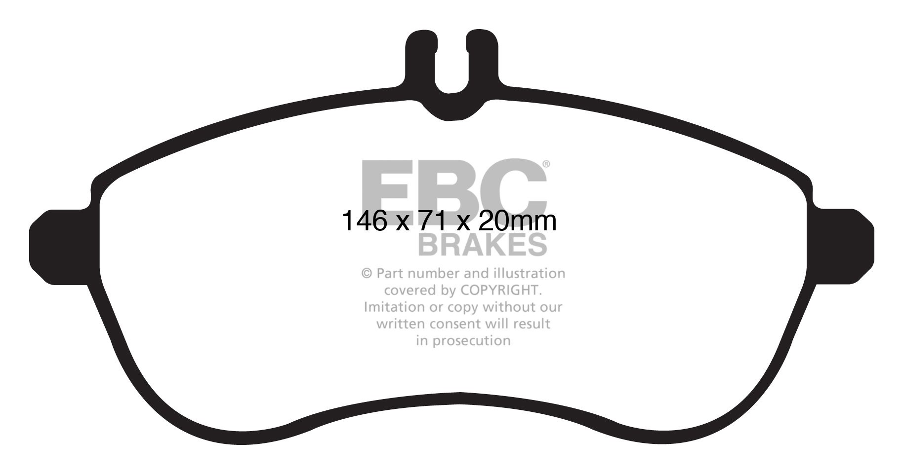 EBC Brakes MERCEDES E-Class (W212)(S212) E200 (1.8) 2009-.. Remb