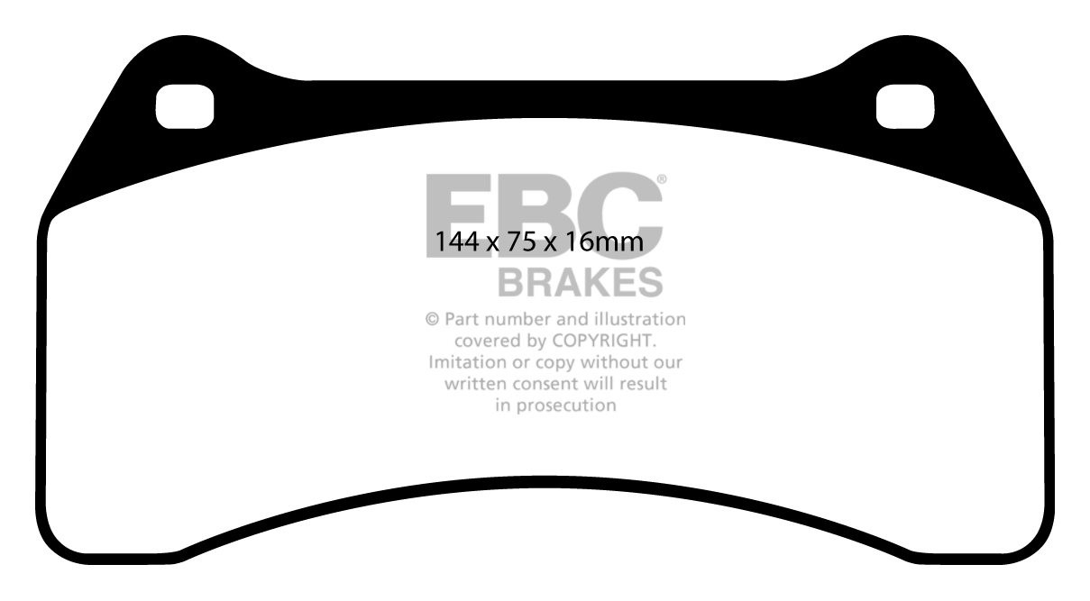 EBC Brakes JAGUAR S-Type 4.2 R Supercharged 2002-2006 Remblokken