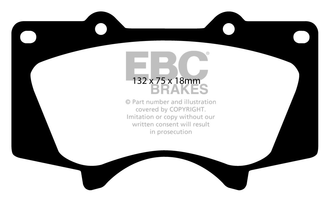 EBC Brakes TOYOTA BEDRIJFSWAGEN Hi-Lux 3.0 TD (AHT) 2008-.. Remb