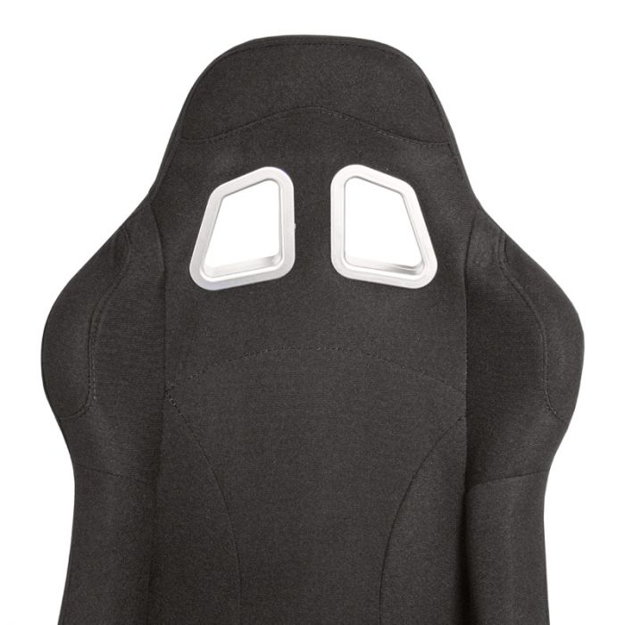 Sport seat 'BH' - Black - Non-reclinable back-rest - incl. slides
