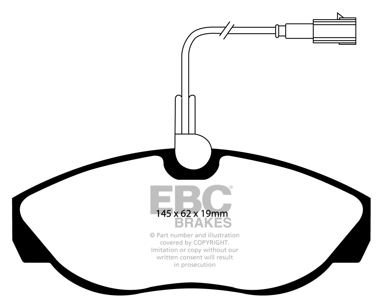 EBC Brakes PEUGEOT BEDRIJFSWAGEN Boxer 2.4 TD 99-2001 Remblokken