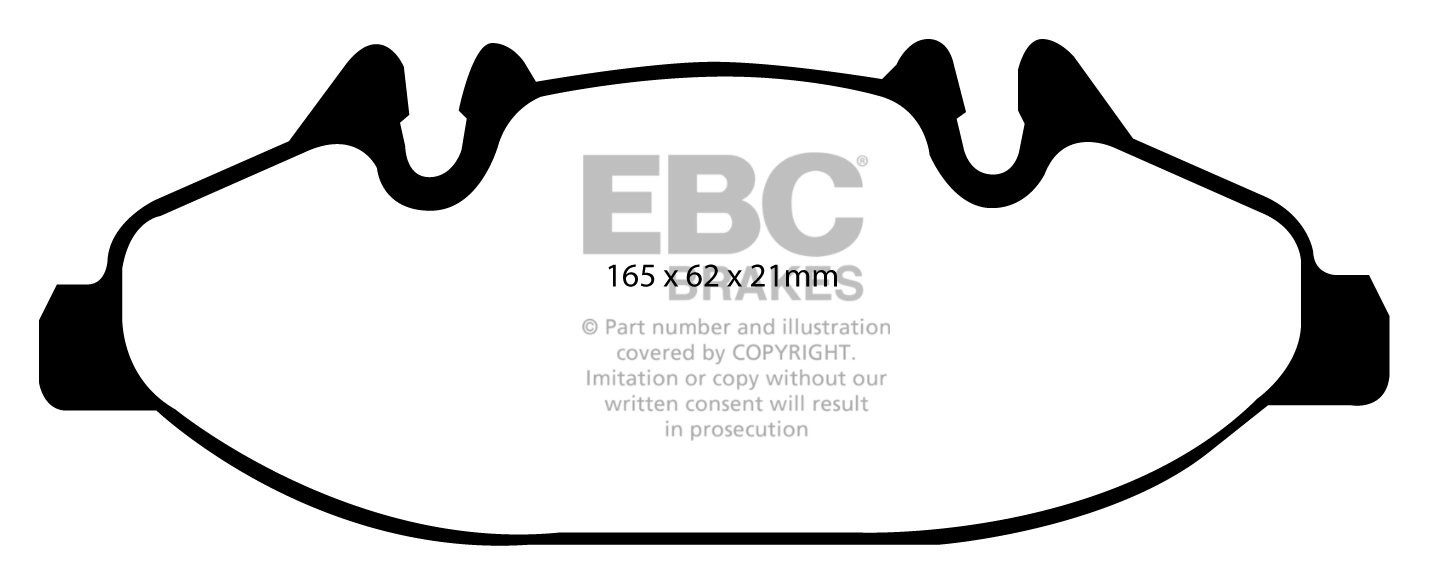 EBC Brakes MERCEDES BEDRIJFSWAGEN Vito 3.2 2003-.. Remblokken vo