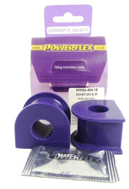 Rover 200, 25 Front Anti Roll Bar Mounts 19mm - PowerFlex PFF63-