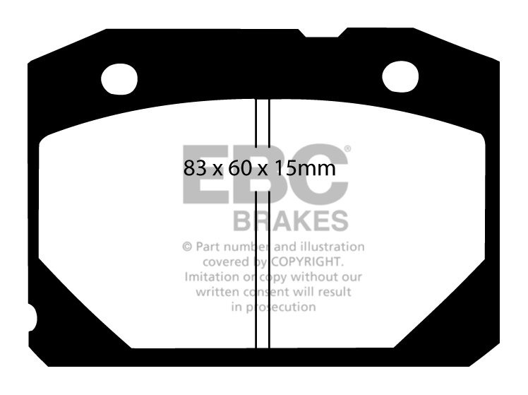 EBC Brakes LADA Riva 1.5 82-97 Remblokken voorzijde