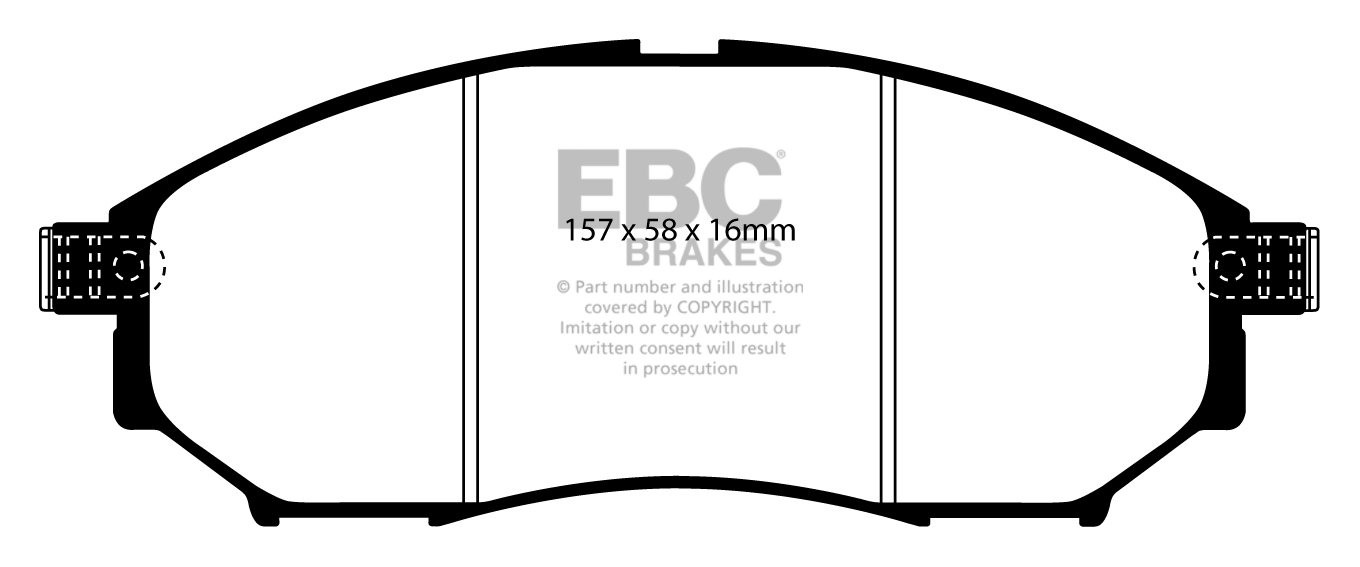 EBC Brakes NISSAN Pathfinder 2.5 TD (320mm Discs) 2005-.. Remblo