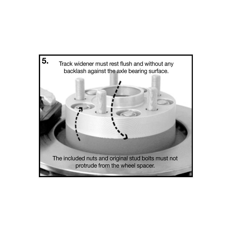 H&R DRM-System Wheelspacers 45mm 5x114,3 - Hub 70,5mm - Bolt size 1/2''UNF -  Ford USA