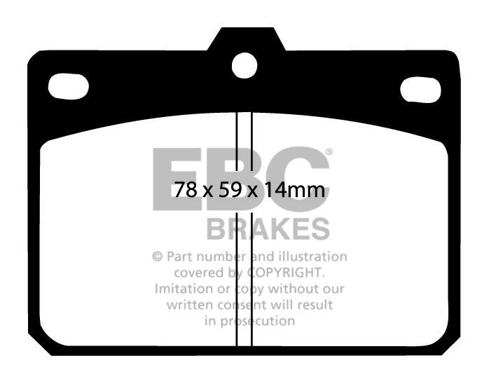 EBC Brakes CITROEN Grand C4 Picasso 1.8 2007-.. Remblokken achte